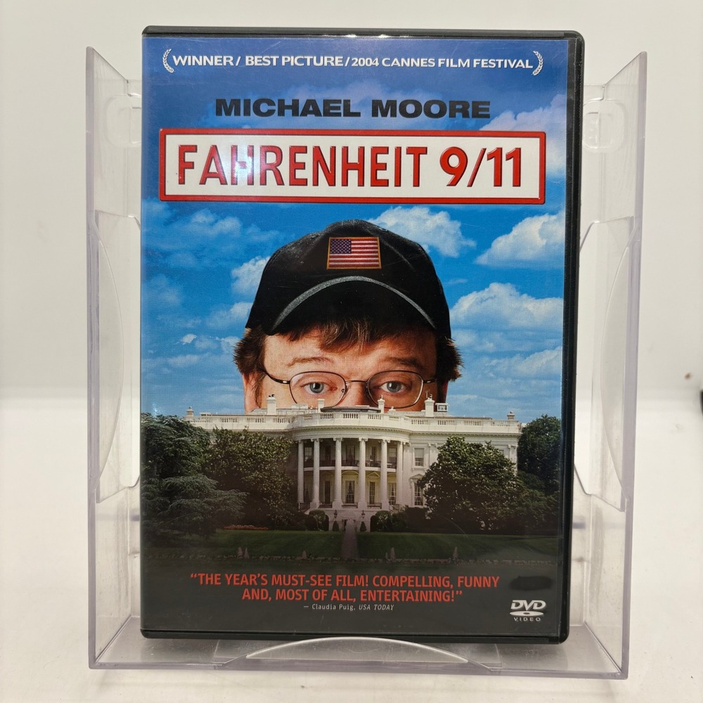 Fahrenheit 9/11 DVD 2004 Michael Moore Documentary Film Widescreen Edition